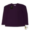 TUT-Slim-Fit-Round-T-Shirt-Long-Sleeve-Women-Dark-Purple-T2RLW00DP00000-Front