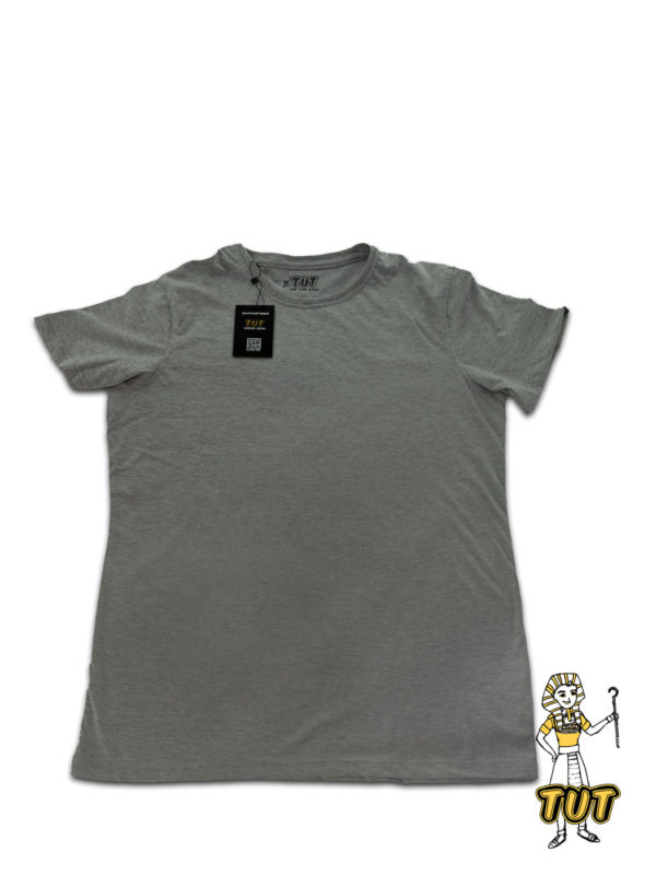 TUT-Slim-Fit-Round-T-Shirt-Short-Sleeve-Men-Gray-T2RTM00GR00000-Front