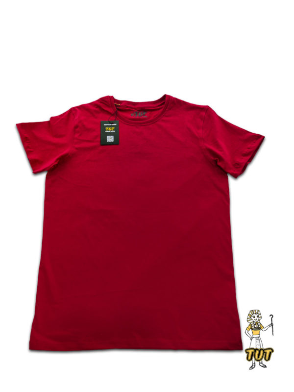 TUT-Slim-Fit-Round-T-Shirt-Short-Sleeve-Red-T2RTM00RD00000-Front