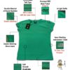 TUT-Slim-Fit-Round-T-Shirt-Short-Sleeve-Women-Aquamarine-T2RTW00AM00000-Front-Specifications