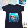TUT-Round-Cotton-T-Shirt-Short-Sleeve-Kids-06-Blue-Black-T2RTK06BB00206-Printed-Cartoon-Luca