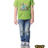 TUT-Round-Cotton-T-Shirt-Short-Sleeve-Kids-Phosphoric-Green-T2RTK00PG00167-Printed-Minecraft-Model