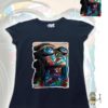 TUT-Slim-Fit-Round-Cotton-T-Shirt-Short-Sleeve-Women-Blue-Black-T2RTW00BB00210-Printed-Colors-Arts-Beauty-in-our