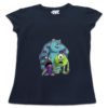 TUT-Slim-Fit-Round-Cotton-T-Shirt-Short-Sleeve-Women-Blue-Black-T2RTW00BB00216-Printed-Cartoon-Monsters-Inc