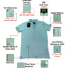 TUT-Slim-Fit-Polo-T-Shirt-Short-Sleeve-Men-Aqua-T2PLM00AQ00000-Front-Specifications
