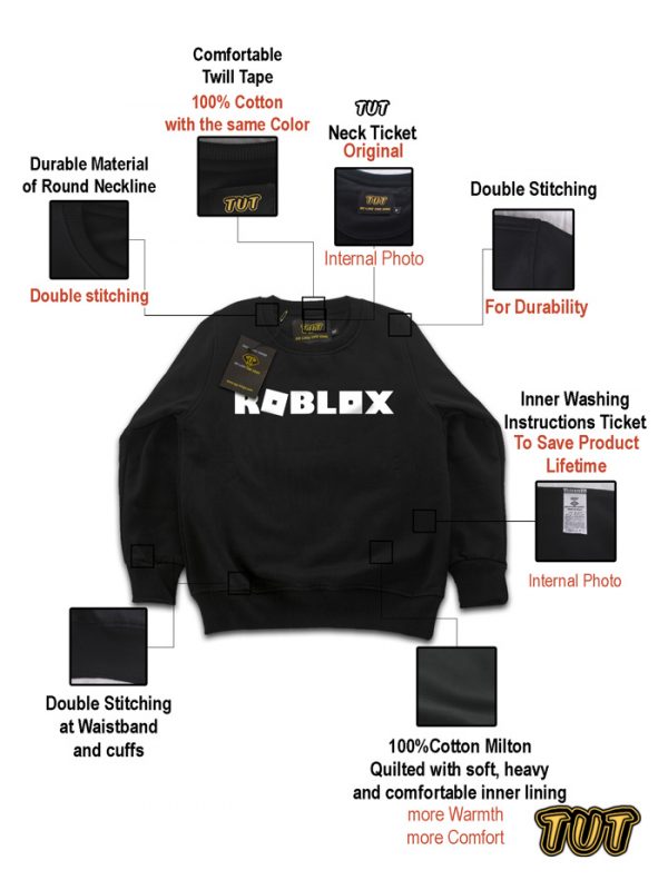 ROBLOX Black Shirts for Kids and Adults